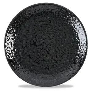 Churchill Studio Prints Homespun Chroma Black Evolve Coupe Plate 16.5cm/6.5"