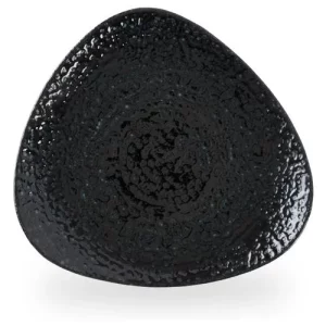 Churchill Studio Prints Homespun Chroma Black Lotus Plate 22.9cm/9"