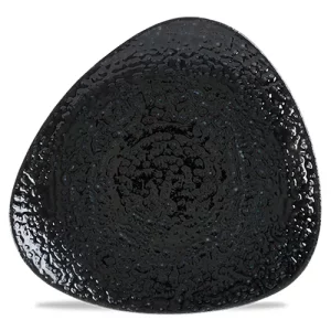 Churchill Studio Prints Homespun Chroma Black Lotus Plate 26.5cm/10.5"