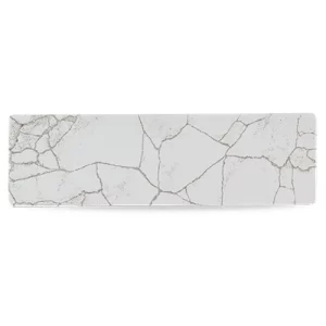 Churchill Studio Prints Kintsugi Agate Grey Oblong Plate 29.5 x 8.8cm/11.61 x 3.46"
