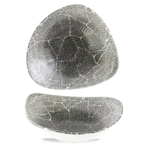 Churchill Studio Prints Kintsugi Reverse Quartz Black Lotus Bowl 600ml/21.1oz
