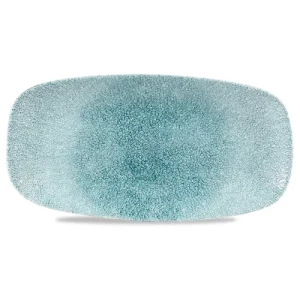 Churchill Studio Prints Raku Jade Green Oblong Chefs' Plate 15.3 x 29.8cm/6 x 11.69"