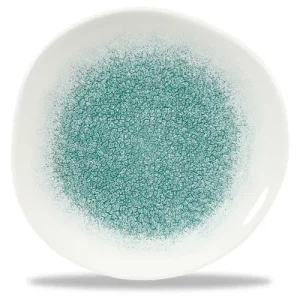 Churchill Studio Prints Raku Jade Green Round Trace Plate 18.6cm/7.25"