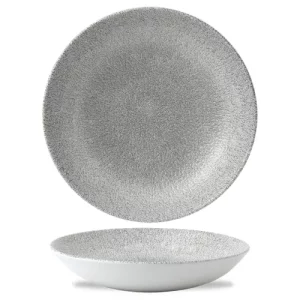 Churchill Studio Prints Raku Jasper Grey Evolve Coupe Bowl 426ml/15oz