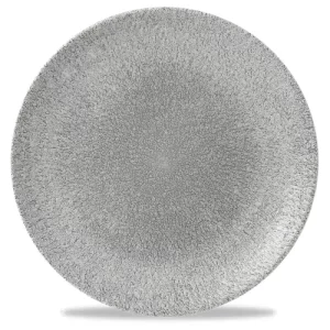 Churchill Studio Prints Raku Jasper Grey Evolve Coupe Plate 26cm/10.19"