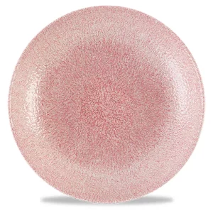 Churchill Studio Prints Raku Pink Quartz Evolve Coupe Plate 26cm/10.25"
