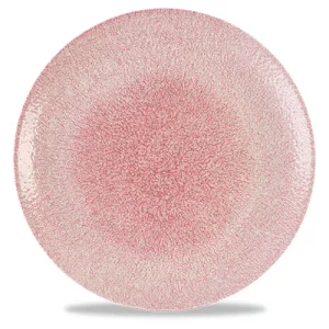 Churchill Studio Prints Raku Pink Quartz Evolve Coupe Plate 28.8cm/11.25"