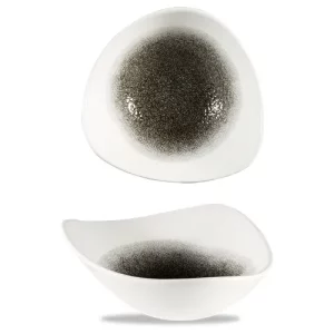 Churchill Studio Prints Raku Quartz Black Lotus Bowl 370ml/13.02oz