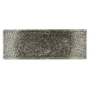 Churchill Studio Prints Raku Quartz Black Oblong Plate 24.7 x 8.8cm/9.69 x 3.44"