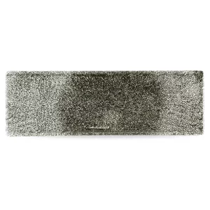 Churchill Studio Prints Raku Quartz Black Oblong Plate 32.3 x 10.5cm/12.72 x 4.13"