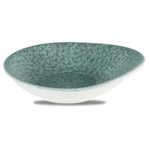 Churchill Studio Prints Raku Topaz Blue Round Round Dish 300ml/10.5oz