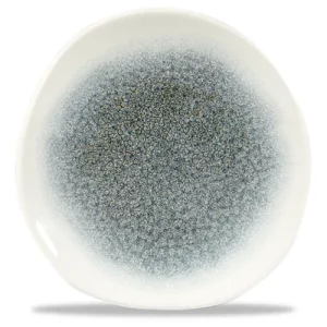 Churchill Studio Prints Raku Topaz Blue Round Trace Plate 18.6cm/7.31"