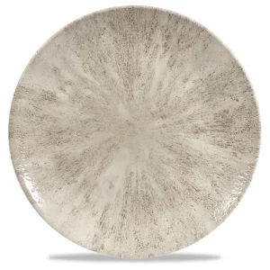 Churchill Studio Prints Stone Agate Grey Evolve Coupe Plate 26cm/10.19"