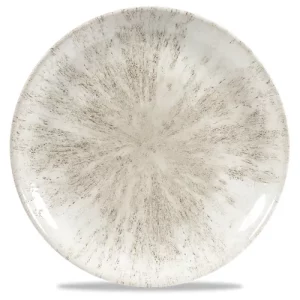 Churchill Studio Prints Stone Agate Grey Evolve Coupe Plate 28.8cm/11.31"