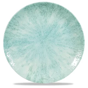 Churchill Studio Prints Stone Aquamarine Evolve Coupe Plate 21.7cm/8.5"