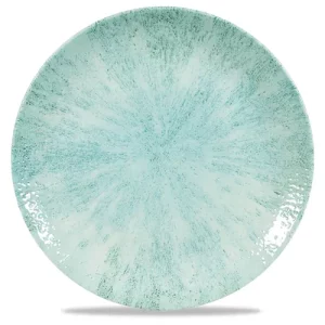 Churchill Studio Prints Stone Aquamarine Evolve Coupe Plate 28.8cm/11.31"