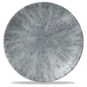 Churchill Studio Prints Stone Pearl Grey Evolve Coupe Plate 16.5cm/6.44"