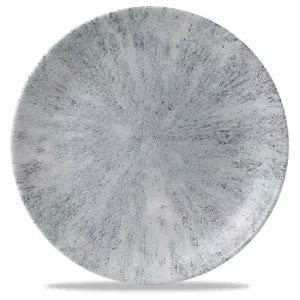 Churchill Studio Prints Stone Pearl Grey Evolve Coupe Plate 21.7cm/8.5"
