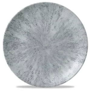 Churchill Studio Prints Stone Pearl Grey Evolve Coupe Plate 26cm/10.19"