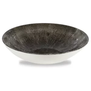 Churchill Studio Prints Stone Quartz Black Evolve Coupe Bowl 426ml/15oz