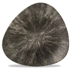 Churchill Studio Prints Stone Quartz Black Lotus Plate 22.9cm/9"