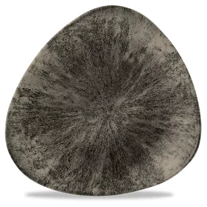 Churchill Studio Prints Stone Quartz Black Lotus Plate 26.5cm/10.38"
