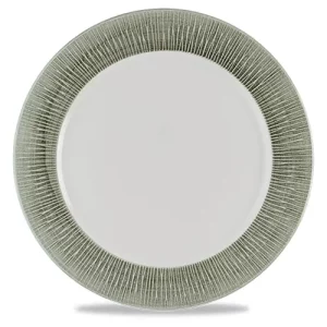 Churchill Super Vitrified Bamboo Ceramic Spinwash Alpine Presentation Plate 30.5cm/12"