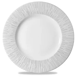 Churchill Super Vitrified Bamboo Rim Plate 27.2cm/10.69"