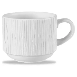 Churchill Super Vitrified Bamboo Stacking Cup 227ml/8oz