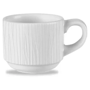 Churchill Super Vitrified Bamboo Stacking Cup 90ml/3.17oz