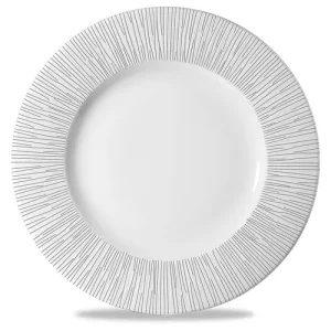 Churchill Super Vitrified Bamboo Wide Rim Plate 30.5cm/12"