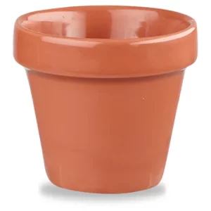 Churchill Super Vitrified Bit On The Side Paprika Plant Pot 341ml/12oz