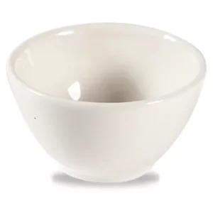 Churchill Super Vitrified Bit On The Side White Contour Dip Pot 114ml/4oz