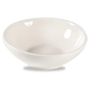 Churchill Super Vitrified Bit On The Side White Contour Shallow Bowl 200ml/7oz