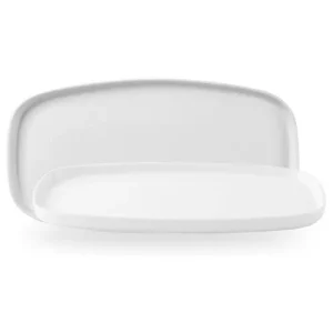 Churchill Super Vitrified Chefs' Plates White Oblong Plate 35 x 18.5cm/12.6 x 7.25"