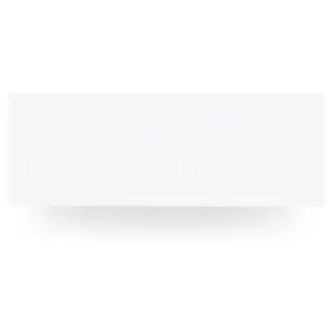 Churchill Super Vitrified Chefs' Plates White Oblong Tasting Tray 24.7 x 8.8cm/9.69 x 3.44"
