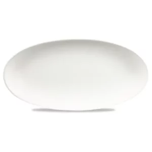 Churchill Super Vitrified Chefs' Plates White Oval Plate 29.9 x 15cm/11.20 x 5.75"