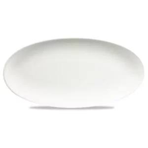 Churchill Super Vitrified Chefs' Plates White Oval Plate 34.7 x 17.3cm/13.75 x 6.75"