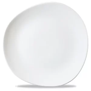 Churchill Super Vitrified White Round Trace Plate 28.6cm/11.25"