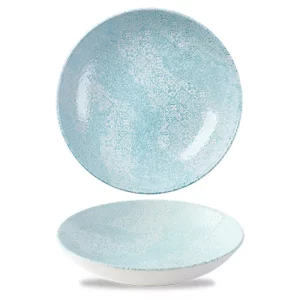 Churchill Vintage Prints Med Tiles Aquamarine Evolve Coupe Bowl 426ml/15oz