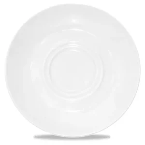 Churchill Whiteware Cafe Saucer Large 16.5cm/6.44"