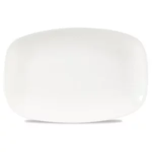 Churchill X Squared White Oblong Chefs' Plate 15.7 x 23.7cm/6.13 x 9.31"