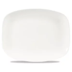 Churchill X Squared White Oblong Chefs' Plate 20.2 x 26.1cm/7.94 x 10.25"