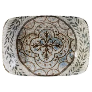 DPS Academy Mosaic Rectangular Dish 17 x 12cm/6.7 x 4.7"