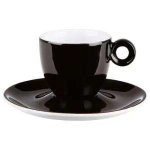 DPS Black Espresso Saucer