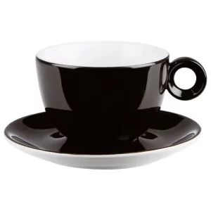 DPS Black Saucer 16cm/6.3"