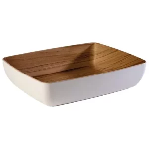 DPS Frida GN 1/2 Schale Melamine Bowl White 32.5 x 26.5cm/12.8 x 10.4"