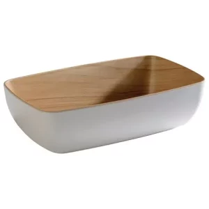 DPS Frida GN 1/4 Schale Melamine Bowl White 26.5 x 16.2cm/10.4 x 6.4"