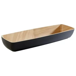 DPS Frida GN 2/4 Schale Melamine Bowl Black 53 x 16.2cm/20.9 x 6.4"