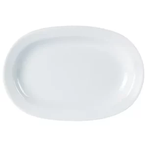 DPS Rimmed Deep Oval Plate 25cm/10"